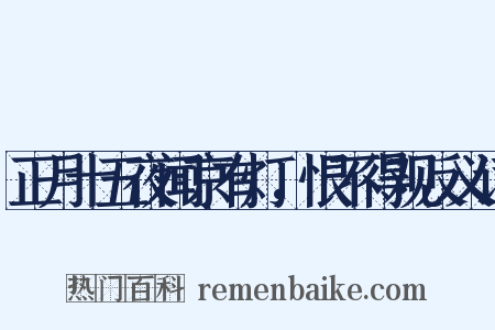 正月十五夜闻京有灯，恨不得观反义词是什么意思的图片